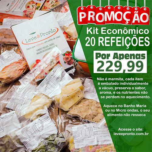 Kit Econômico 20 Refeições.