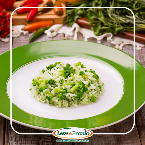 Arroz Branco com Brócolis