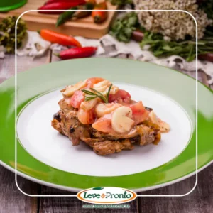 Filé de Sobrecoxa ao Molho de Tomate e Cogumelo 120g