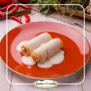 Canelone de Peru com Mozzarela ao Molho Branco - 300g