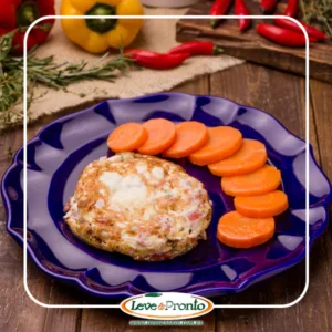 Omelete de Mozzarella e Tomate com Cenoura em Rodelas - 230g