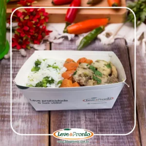 Marmita 300g - Frango Caramelado Arroz com Brócolis e Cenouras
